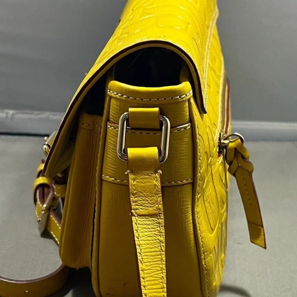 Dooney & Bourke Embossed Saffiano Leather Crossbody Bag - Picture 3 of 10